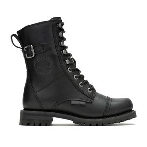 Harley Davidson Leather Waterproof Balsa Skull Riding Boots Size 8.5
